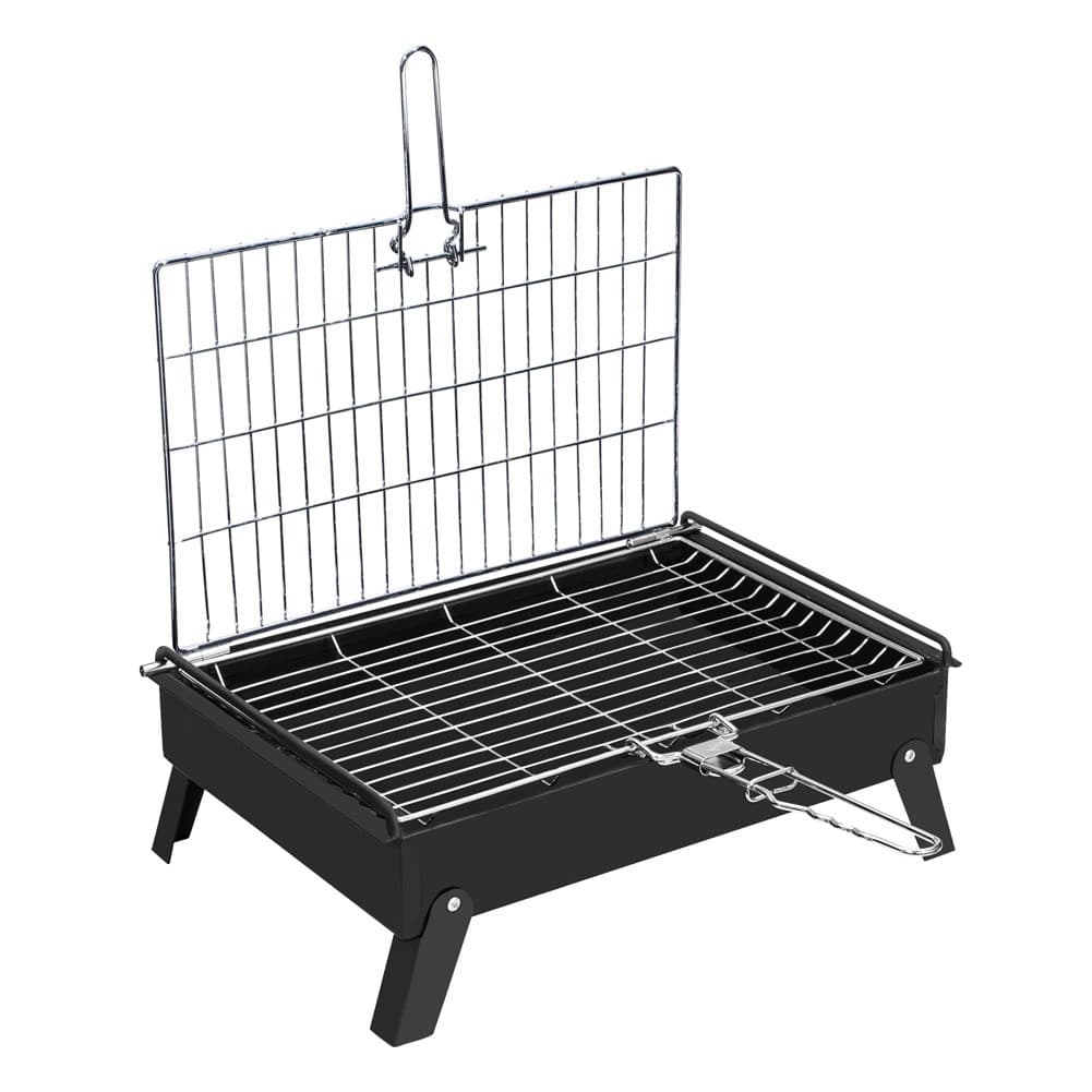 ALSANIDI, Charcoal grill for trips, Portable Charcoal Grill, Black, Size 35*50 Cm