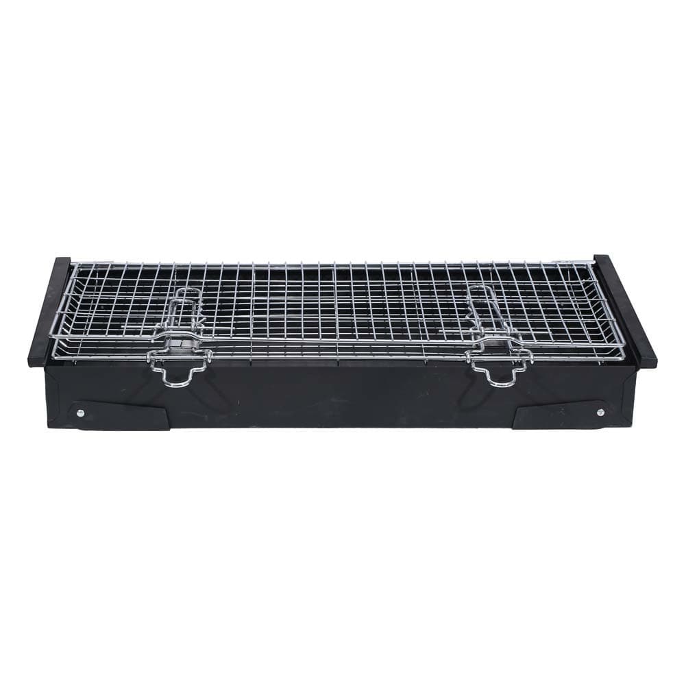 ALSANIDI, Charcoal grill for trips, Portable Charcoal Grill, Black, Size 35*70 Cm