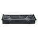 ALSANIDI, Charcoal grill for trips, Portable Charcoal Grill, Black, Size 35*70 Cm