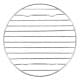 ALSANIDI, Gas stove grill mesh, Silver, Size 14 Cm