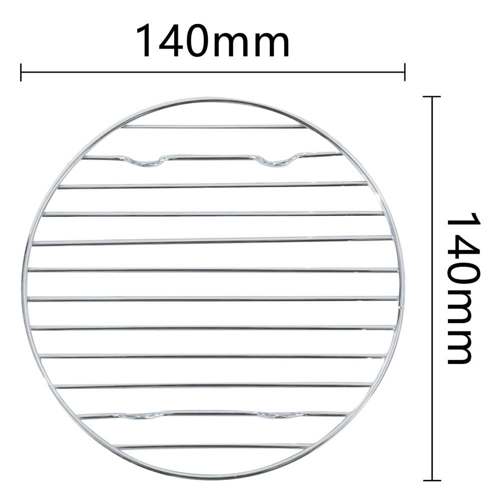 ALSANIDI, Gas stove grill mesh, Silver, Size 14 Cm