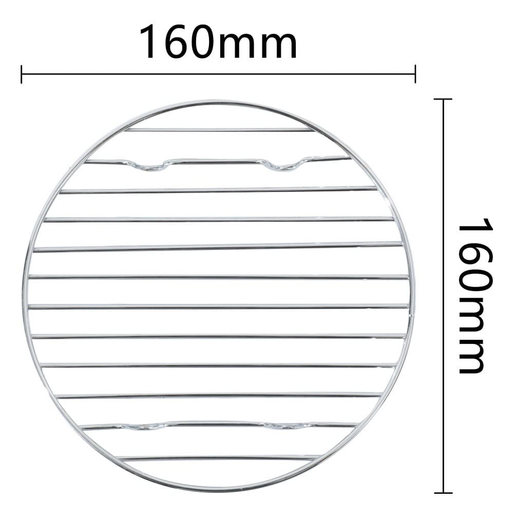 ALSANIDI, Gas stove grill mesh, Silver, Size 16 Cm