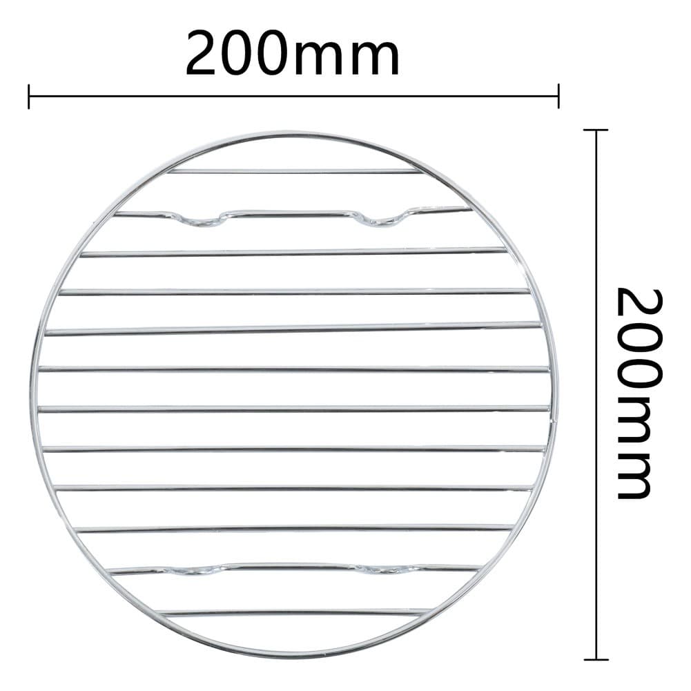 ALSANIDI, Gas stove grill mesh, Silver, Size 20 Cm