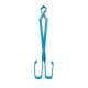 ALSANIDI, Charcoal tongs for grilling, Fire tong, Orang, Size 53 Cm