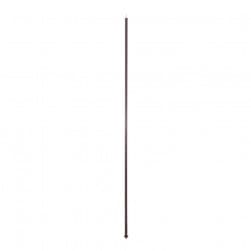 ALSANIDI, Foldable Steel Tent Pole, Portable Light Canopy Pole for Camping, Brown, Size 1 inch Size 210 Cm