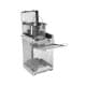 ALSANIDI, Charcoal Heater, Wood burning fireplace, Silver, Size 22*22*38.5 Cm