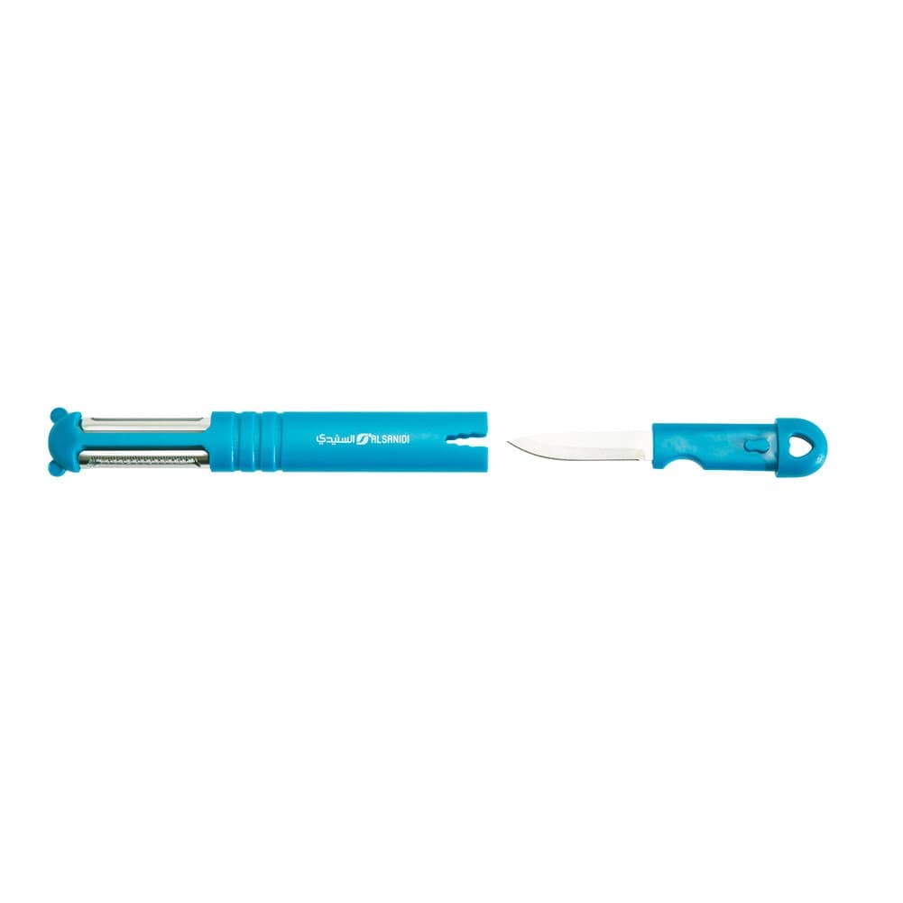 ALSANIDI, Plastic fruit and Vegetables peeler, Potatoes peeler, Turquoise, Size 2.6*21.3 Cm