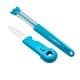 ALSANIDI, Plastic fruit and Vegetables peeler, Potatoes peeler, Turquoise, Size 2.6*21.3 Cm