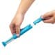 ALSANIDI, Plastic fruit and Vegetables peeler, Potatoes peeler, Turquoise, Size 2.6*21.3 Cm