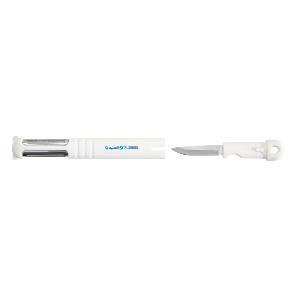 ALSANIDI, Plastic fruit and Vegetables peeler, Potatoes peeler, White, Size 2.6*21.3 Cm