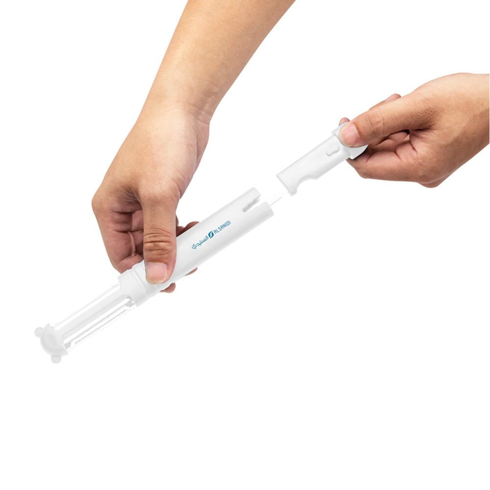 ALSANIDI, Plastic fruit and Vegetables peeler, Potatoes peeler, White, Size 2.6*21.3 Cm