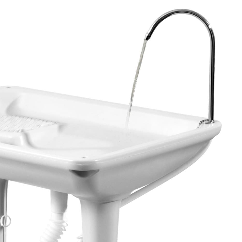ALSANIDI, Camping and trip laundry, Camping and Travel Portable Sink, Beige, capacity 30 L Size 42*72*80 Cm
