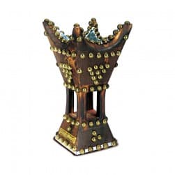 ALSANIDI, Traditional Incense Burner, Brown, Size 12*24.5 Cm