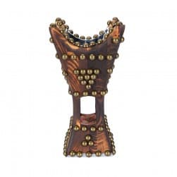 ALSANIDI, Traditional Incense Burner, Brown, Size 12*24.5 Cm