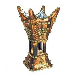 ALSANIDI, Traditional Incense Burner, Brown, Size 13*26 Cm