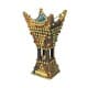 ALSANIDI, Traditional Incense Burner, Brown, Size 14*29.5 Cm