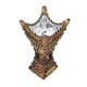 ALSANIDI, Traditional Incense Burner, Brown, Size 14*29.5 Cm