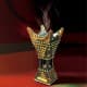 ALSANIDI, Traditional Incense Burner, Brown, Size 14*29.5 Cm