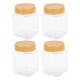 ALSANIDI, spices set bag, Completed spices cans, Kaki, Set 4 pcs