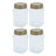 ALSANIDI, spices set Storage bag, Completed spices cans, Kaki, Set 6 pcs