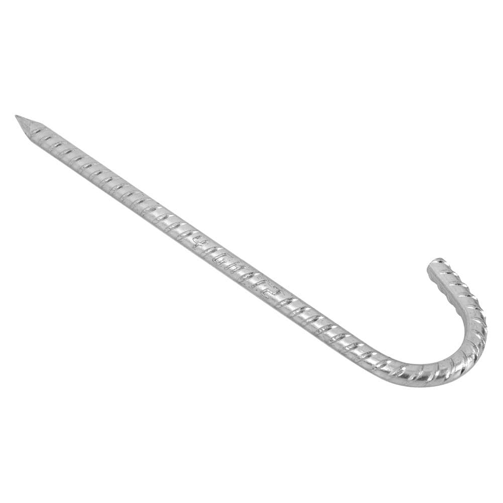 ALSANIDI, Galvanized Steel Tent Dowel, Pegs, Silver, Size 45 Cm Thickness 12 mm