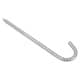 ALSANIDI, Galvanized Steel Tent Dowel, Pegs, Silver, Size 45 Cm Thickness 12 mm