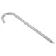 ALSANIDI, Galvanized Steel Tent Dowel, Pegs, Silver, Size 50 Cm Thickness 12 mm