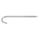 ALSANIDI, Galvanized Steel Tent Dowel, Pegs, Silver, Size 50 Cm Thickness 12 mm