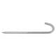 ALSANIDI, Galvanized Steel Tent Dowel, Pegs, Silver, Size 50 Cm Thickness 12 mm