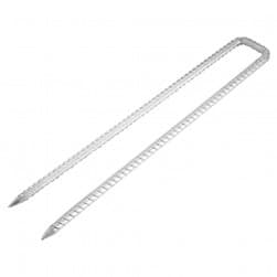 ALSANIDI, Galvanized Steel Tent Dowel, Pegs, Silver, Size 40 Cm Thickness 10 mm