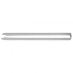 ALSANIDI, Galvanized Steel Tent Dowel, Pegs, Silver, Size 40 Cm Thickness 3 mm
