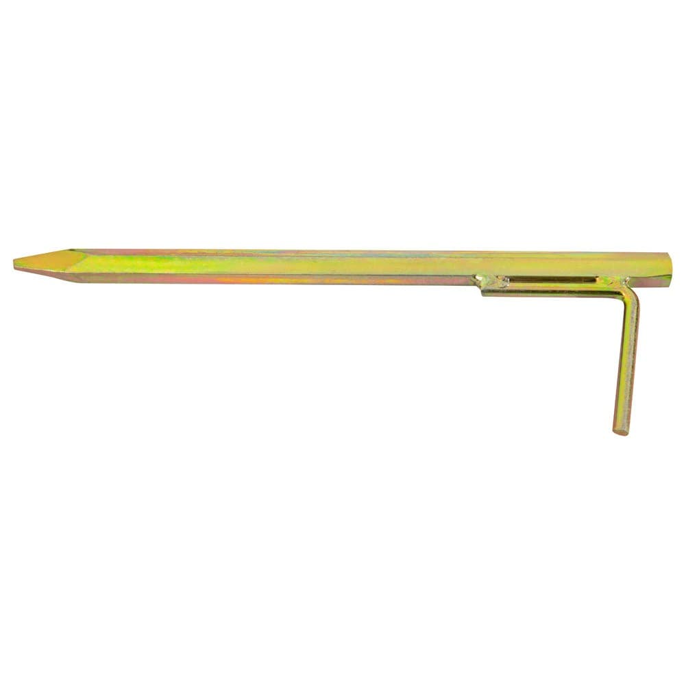 ALSANIDI, Galvanized Steel Tent Dowel, Pegs, Gold, Size 30 Cm Thickness 15 mm