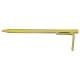ALSANIDI, Galvanized Steel Tent Dowel, Pegs, Gold, Size 30 Cm Thickness 15 mm