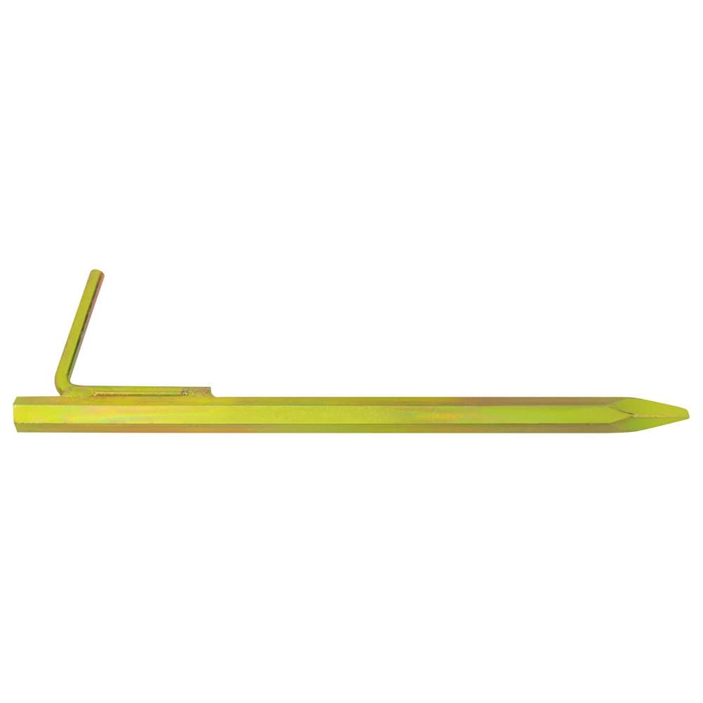 ALSANIDI, Galvanized Steel Tent Dowel, Pegs, Gold, Size 30 Cm Thickness 15 mm