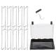 ALSANIDI, Tent Dowel set, Pegs, Silver, Set 20 pcs Size 23 Cm Thickness 7 mm