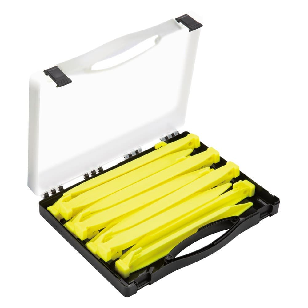 ALSANIDI, Tent Dowel set, Pegs, Yellow, Set 14 pcs Size 22 Cm