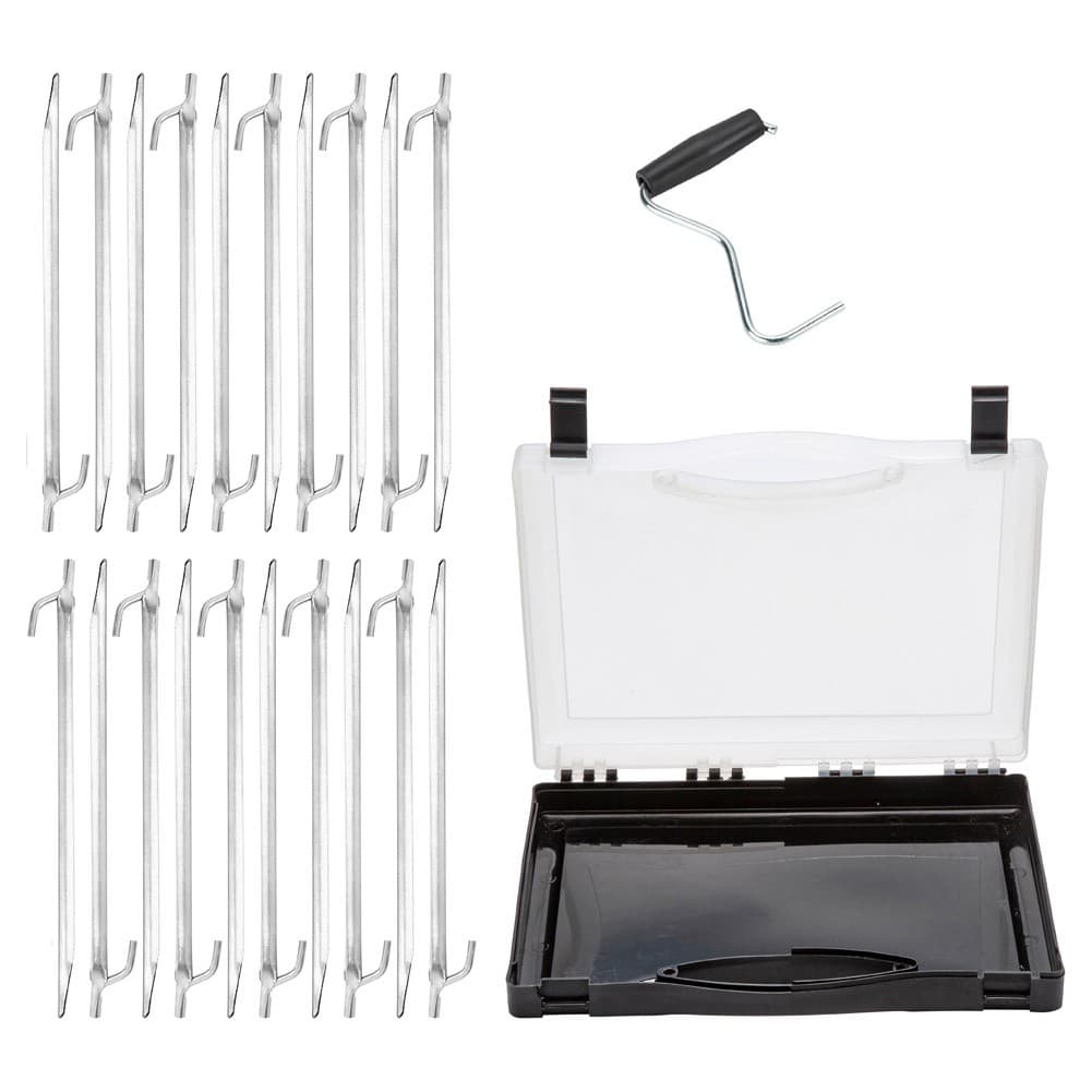 ALSANIDI, Tent Dowel set, Pegs, Silver, Set 20 pcs Size 23 Cm