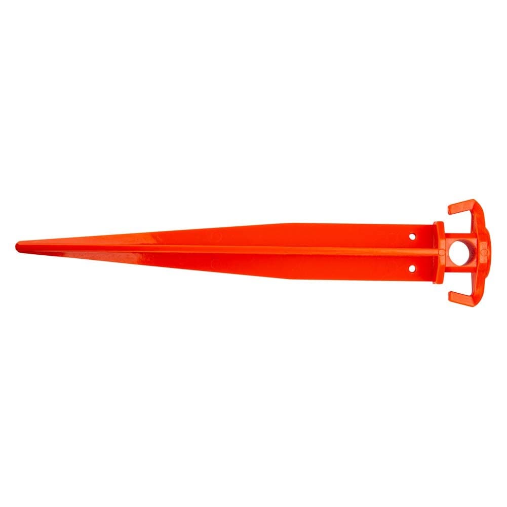 ALSANIDI, Galvanized Steel Tent Dowel, Pegs, Orang, Size 28 Cm