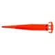 ALSANIDI, Galvanized Steel Tent Dowel, Pegs, Orang, Size 28 Cm