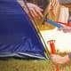 ALSANIDI, Galvanized Steel Tent Dowel, Pegs, Orang, Size 28 Cm