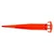 ALSANIDI, Galvanized Steel Tent Dowel, Pegs, Orang, Size 41 Cm