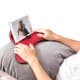 ALSANIDI, Pillow for smart devices, Mobile phone wrist pad, Red, Size 40*23*11 Cm