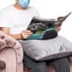 ALSANIDI, Pillow for smart devices, Mobile phone wrist pad, Green, Size 40*23*11 Cm
