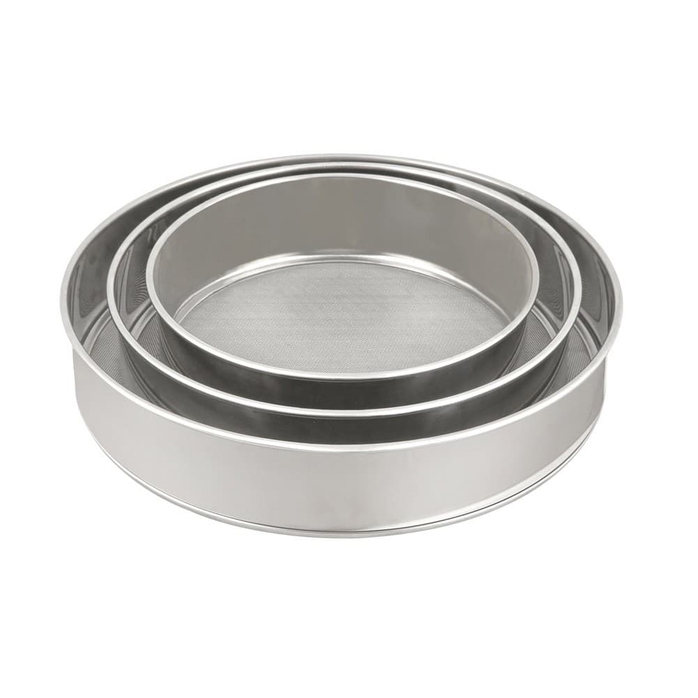ALSANIDI, Stainless steel FLour Sifter, FLour strainer, Silver, Size 20 Cm
