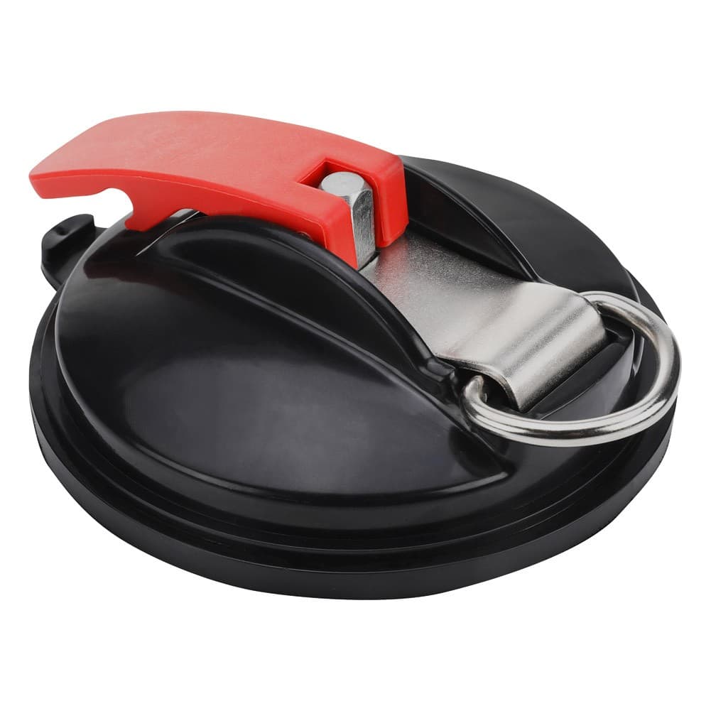 ALSANIDI, Compression Tent Installing Base, Black*Red, Size 13 Cm