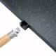ALSANIDI, Grill pan, Burger Grill Saj, Black, Size 24.5*36 Cm