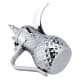 ALSANIDI, Raslan Indian Stainless steel Arabic Coffee Dallah, Raslan Dallah, Silver, capacity 0.8 L