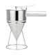 ALSANIDI, Stainless steel funnel, Silver, capacity 600 ml