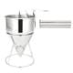 ALSANIDI, Stainless steel funnel, Silver, capacity 600 ml