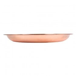 ALSANIDI, Stainless Steel bowel, Trips plates, Coppery, Size 35 Cm